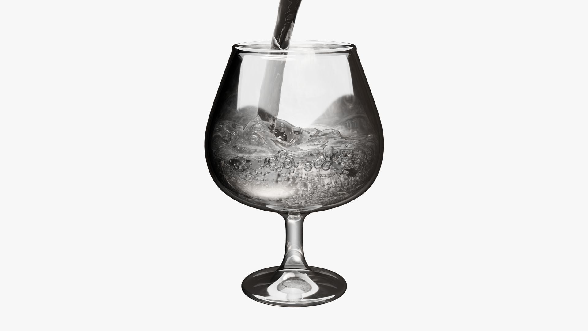 Animated Soda Fizz And Bubble Effect 3D Model