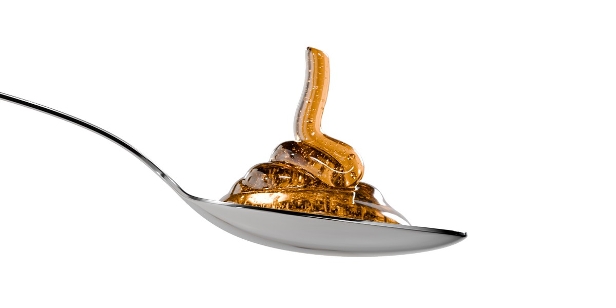 Honey Viscous Animation and Simulation on Spoon 3D
