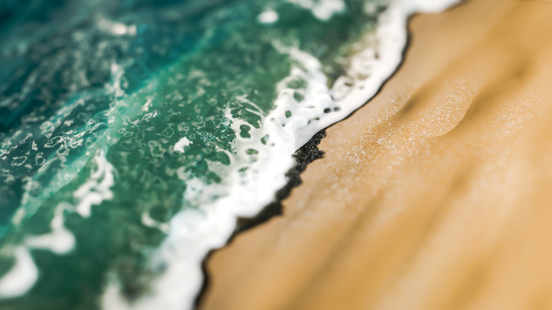 Beach Waves Whitewater 3D Models Pack