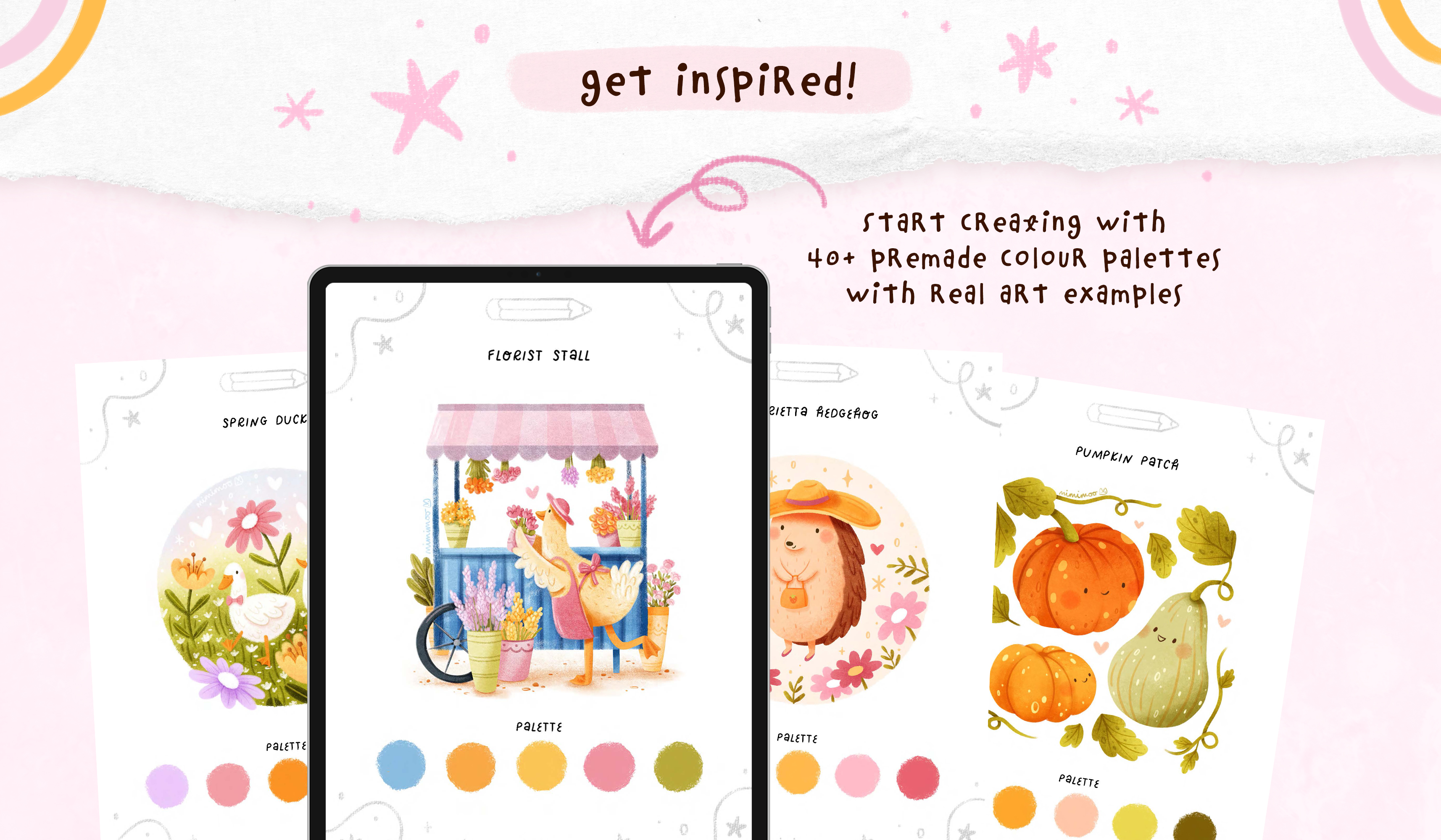 40+ Jpg Colour Palettes for Artists (PDF guide)