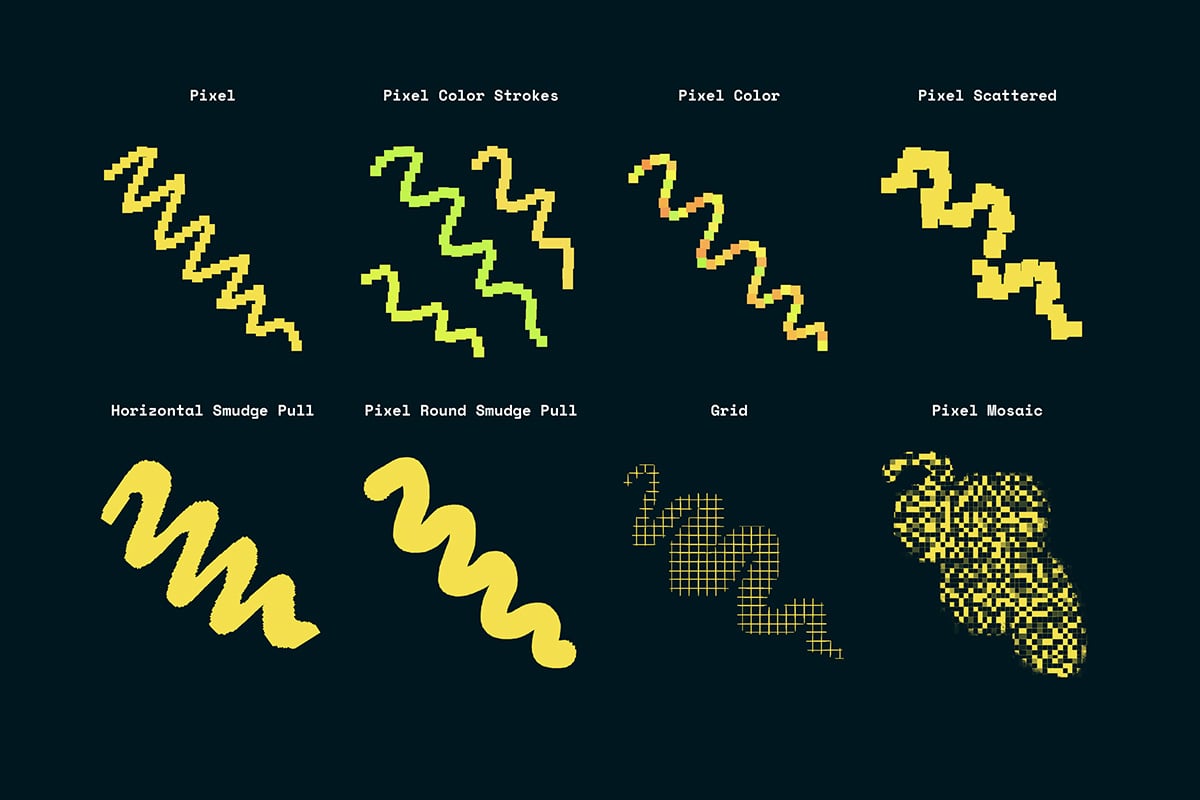 Digital Decay - Glitch and Pixel Brushes