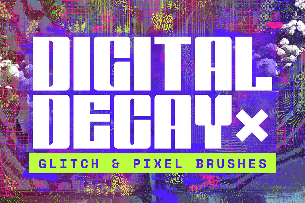 Digital Decay - Glitch and Pixel Brushes