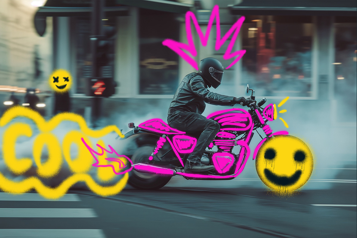 Cosmic spray and grain brushes set for Procreate