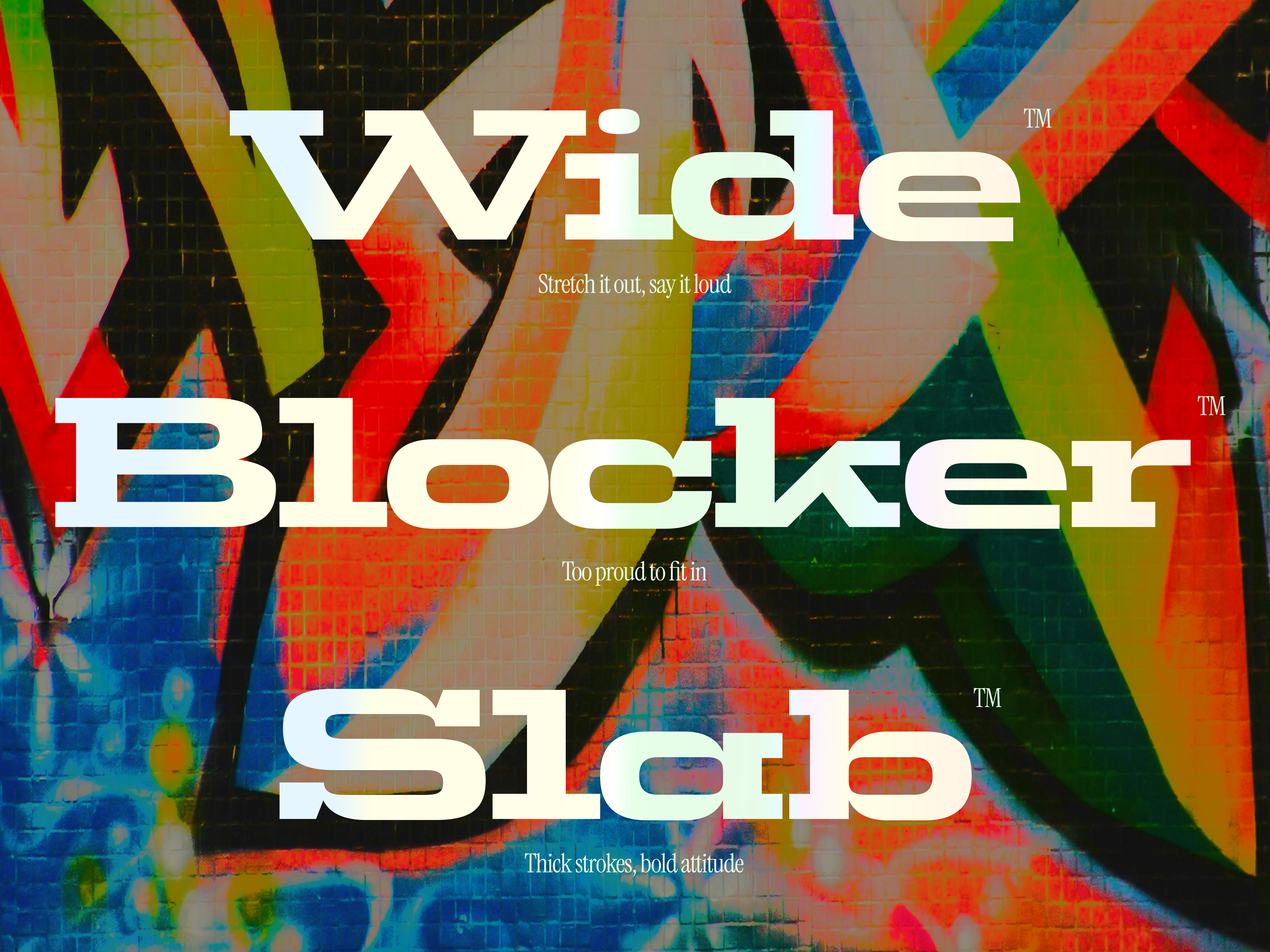 Font: Bold Slab Serif "Blocker"
