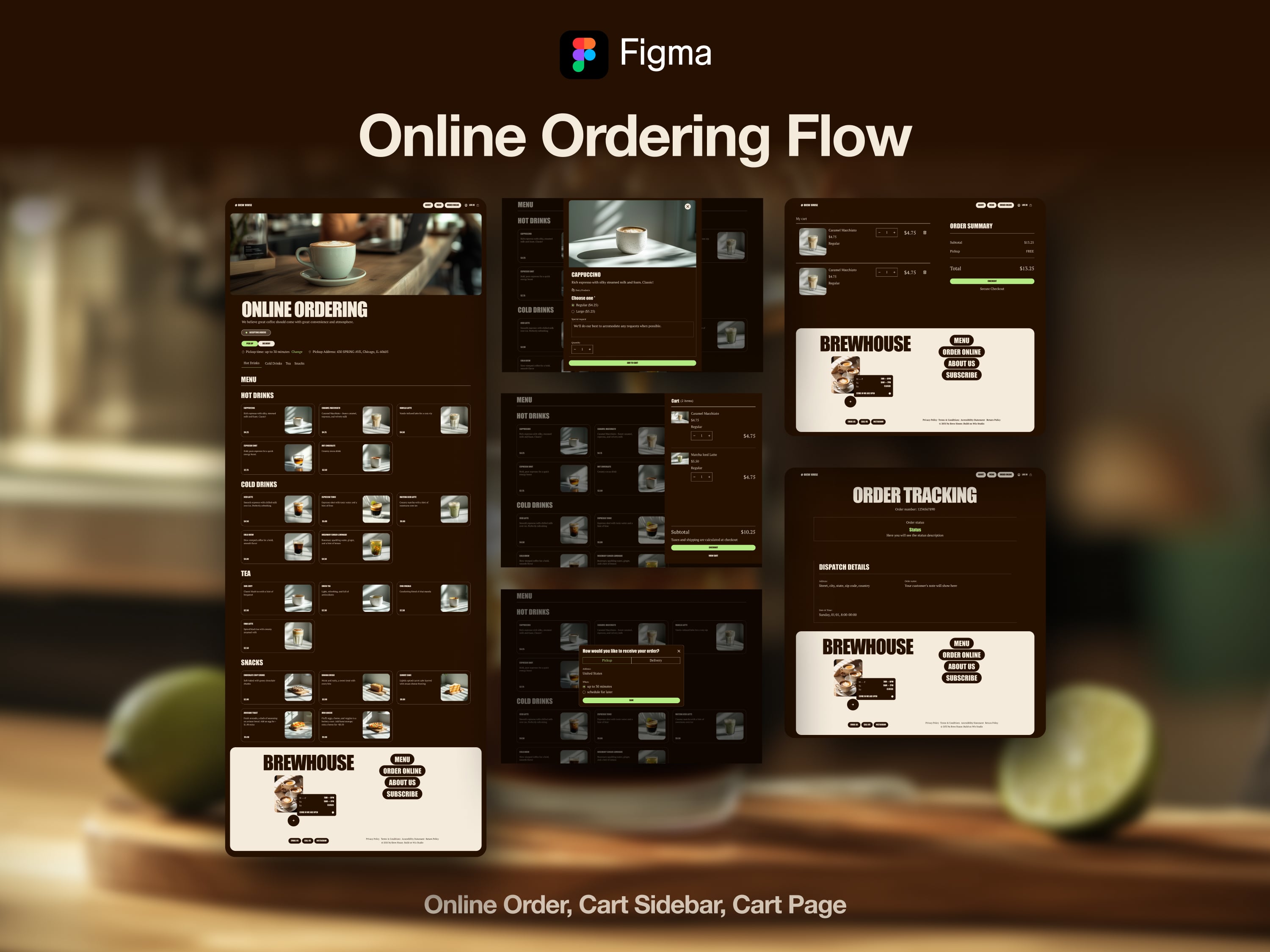 Figma Template CoffeeShop Website