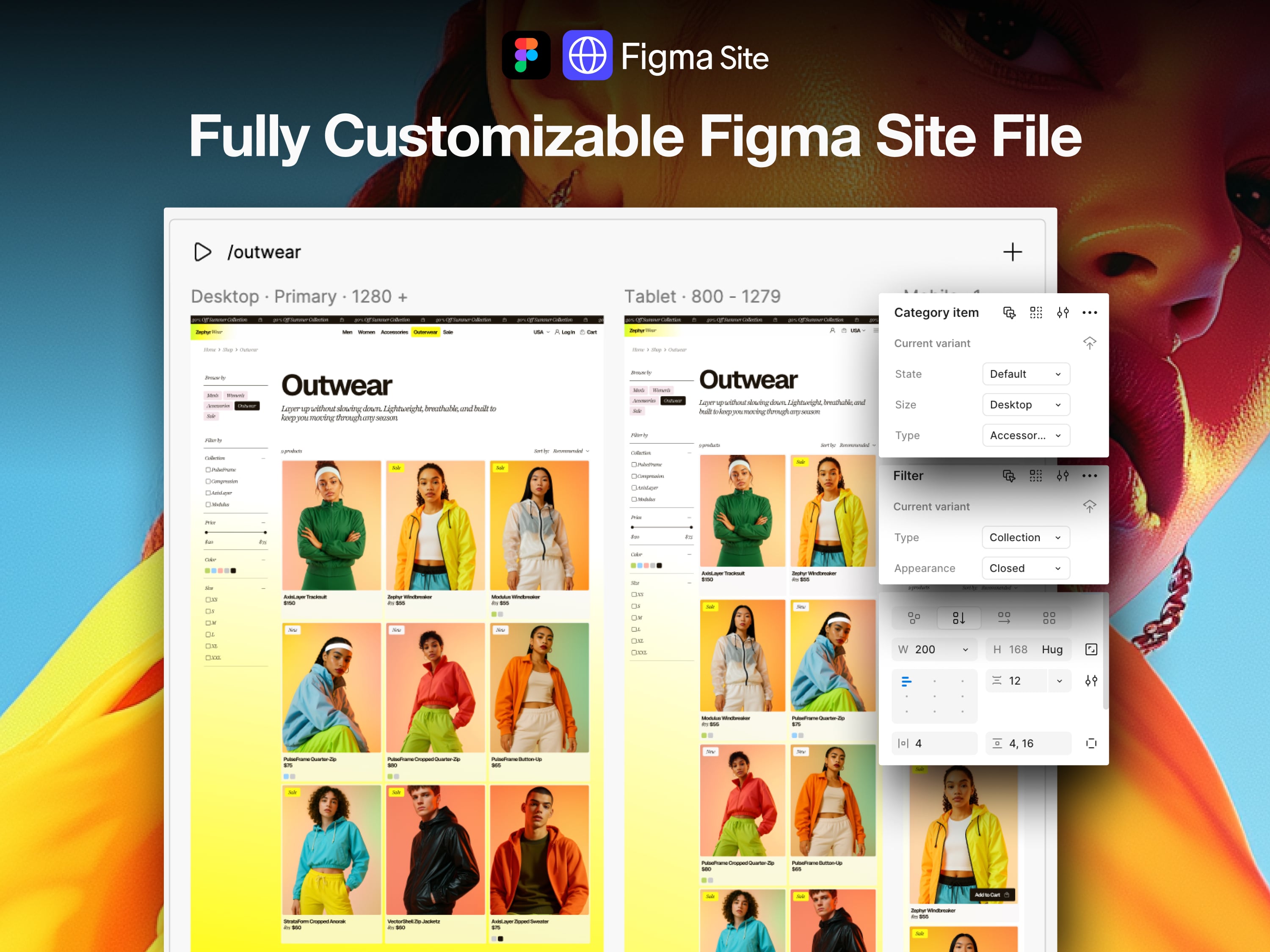 eCommerce FigmaSite Website
