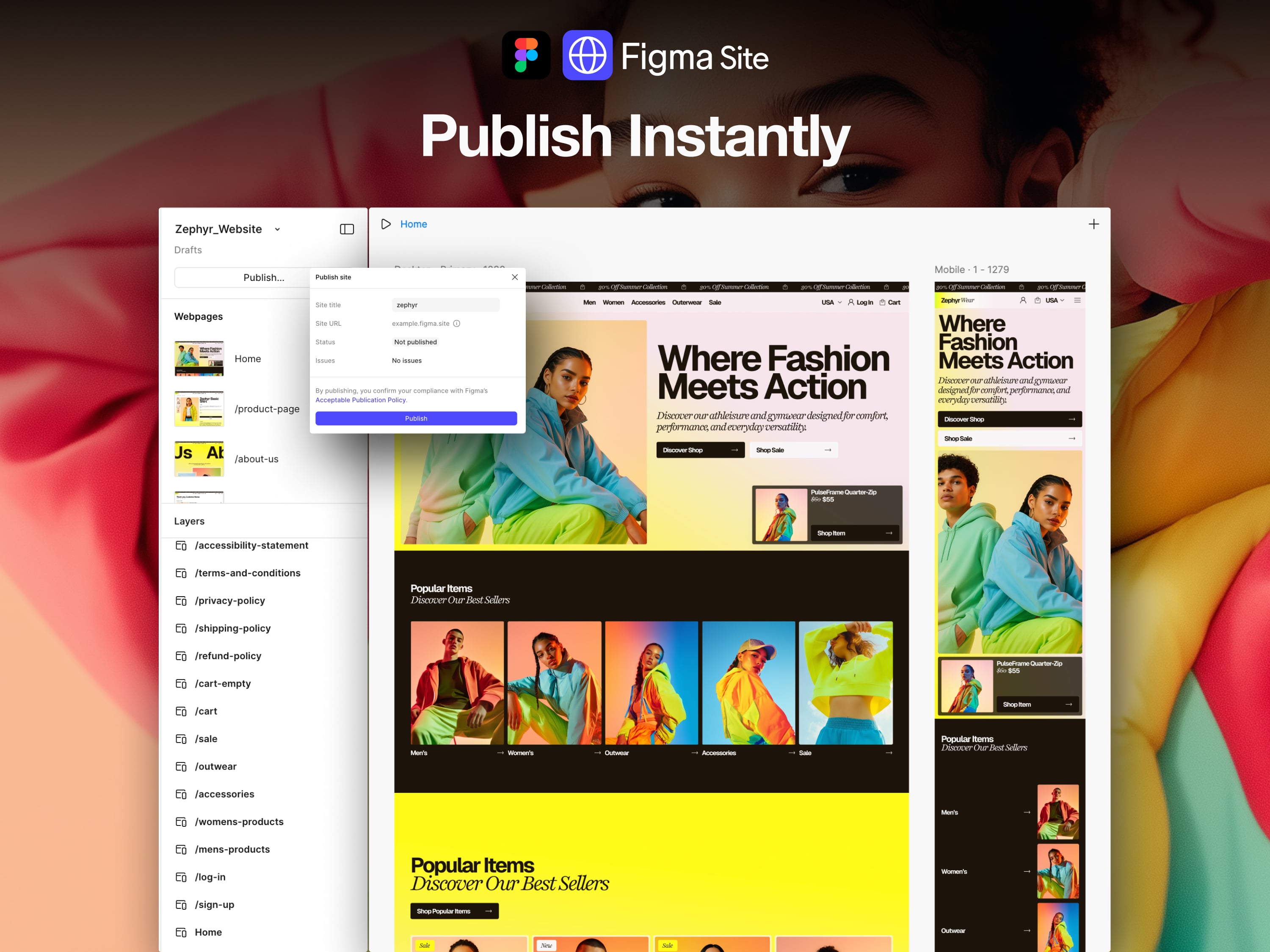 eCommerce FigmaSite Website