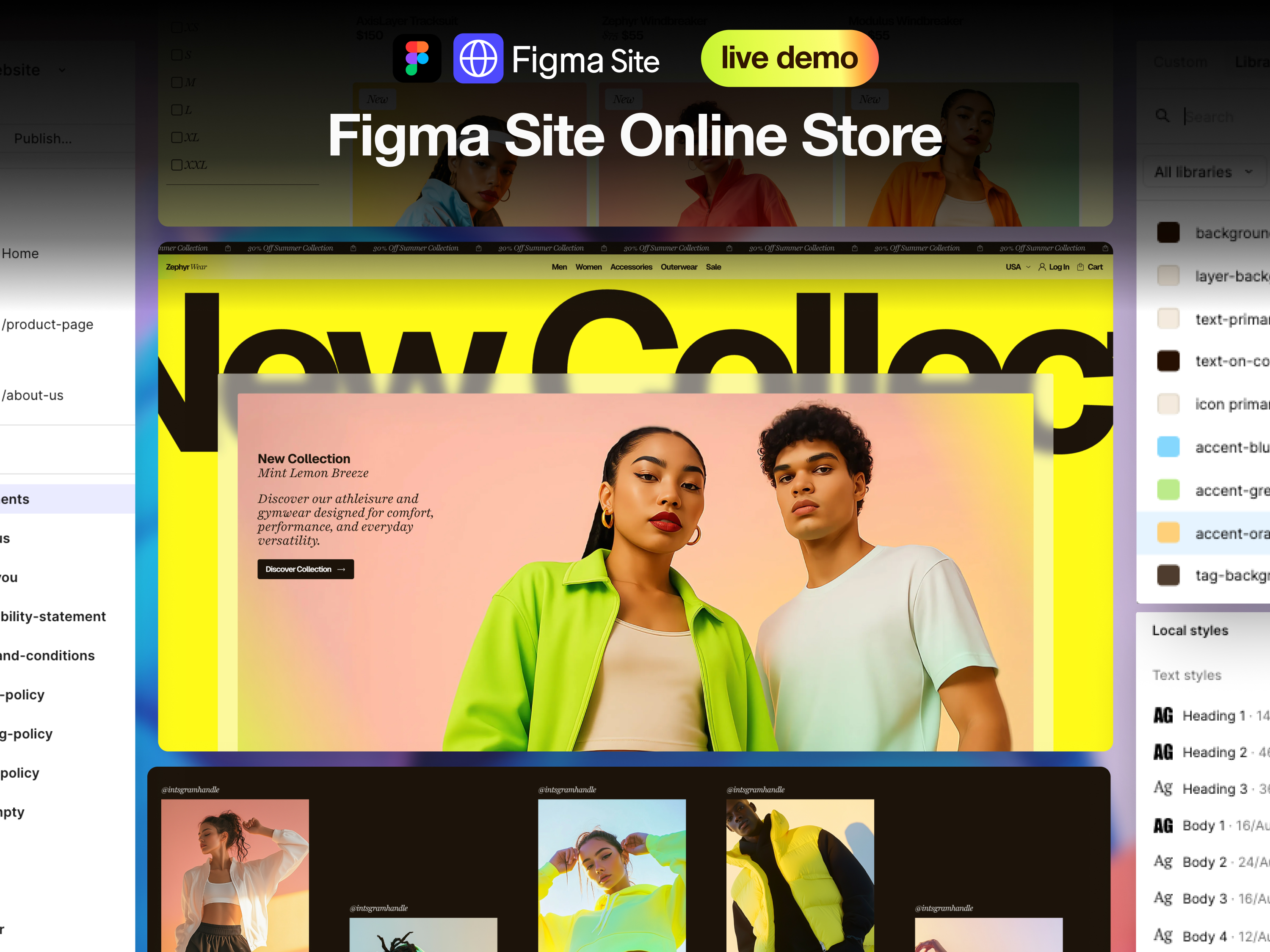 eCommerce FigmaSite Website