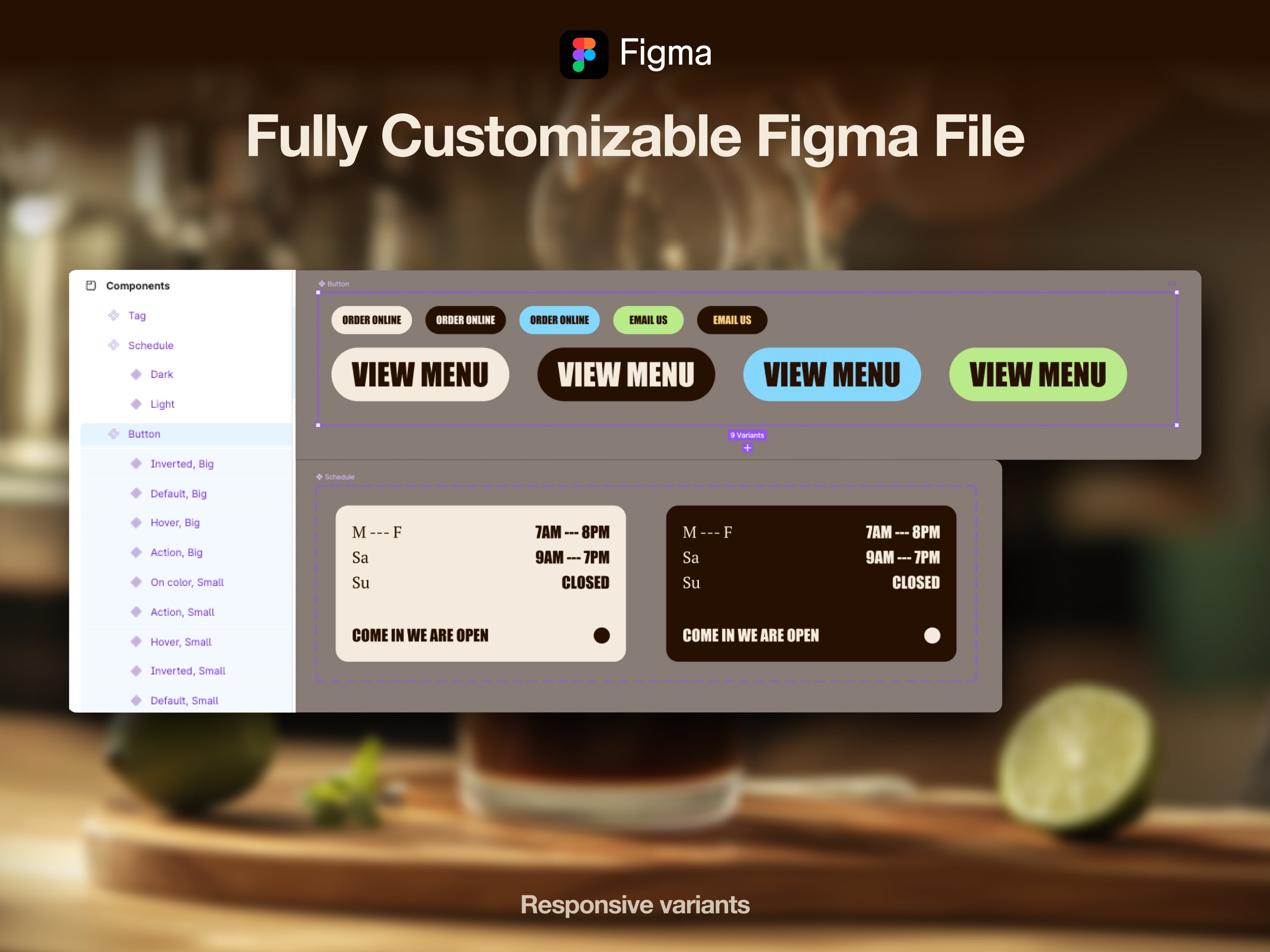 Figma Template CoffeeShop Website