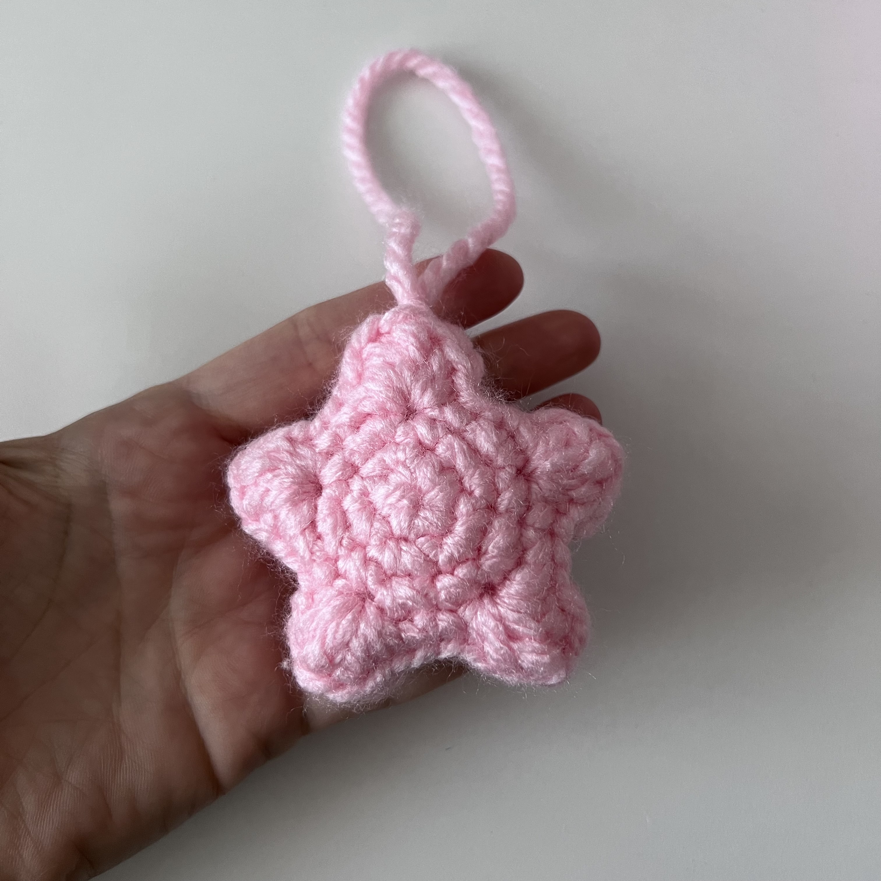 Fluffy Crochet Star Pattern