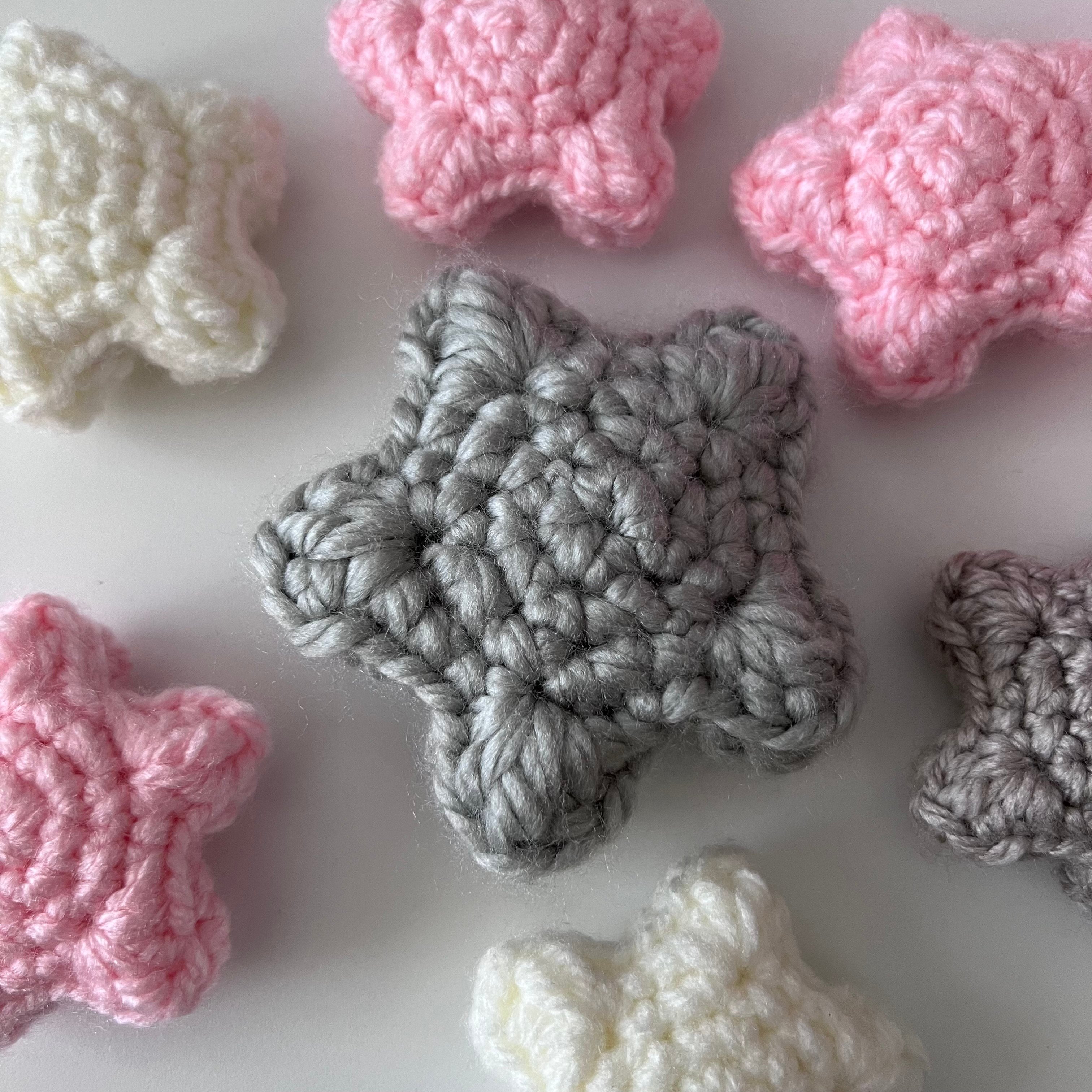 Fluffy Crochet Star Pattern