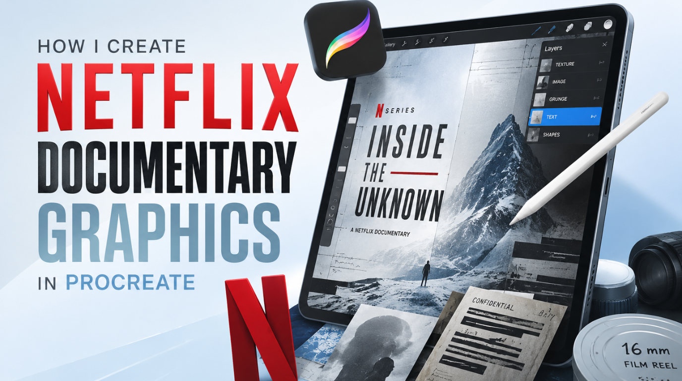 Create Cinematic Documentary Design in Procreate