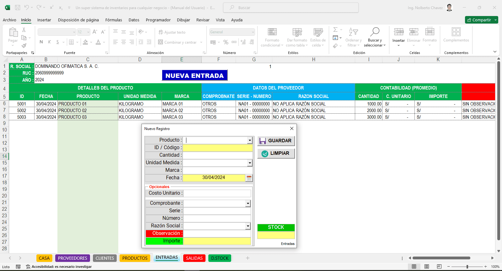 Control de Inventarios para cualquier Negocio