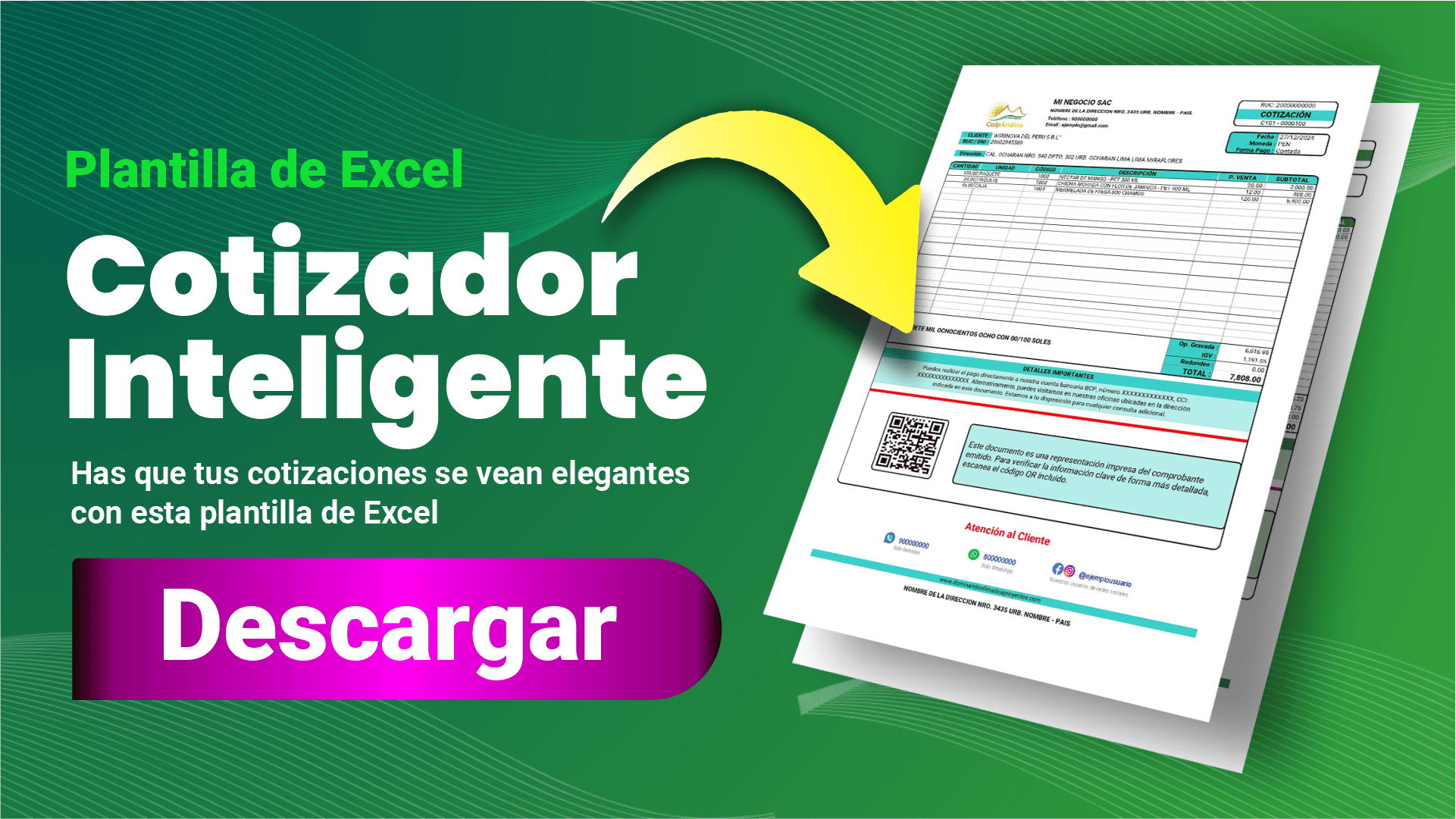 Cotizador Inteligente en Excel Con integración API