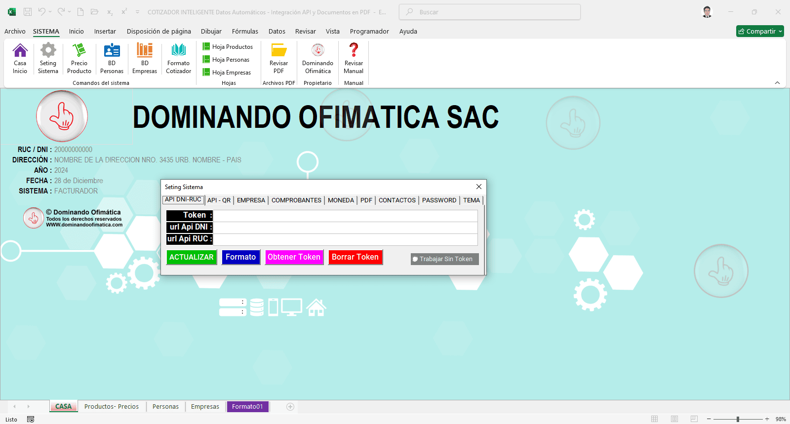 Cotizador Inteligente en Excel Con integración API