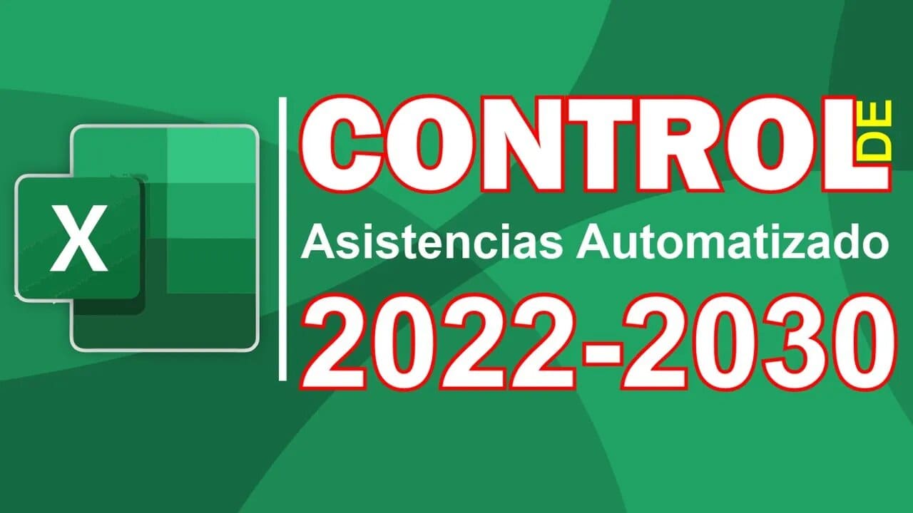 Plantilla Excel Control de Asistencia Escolar