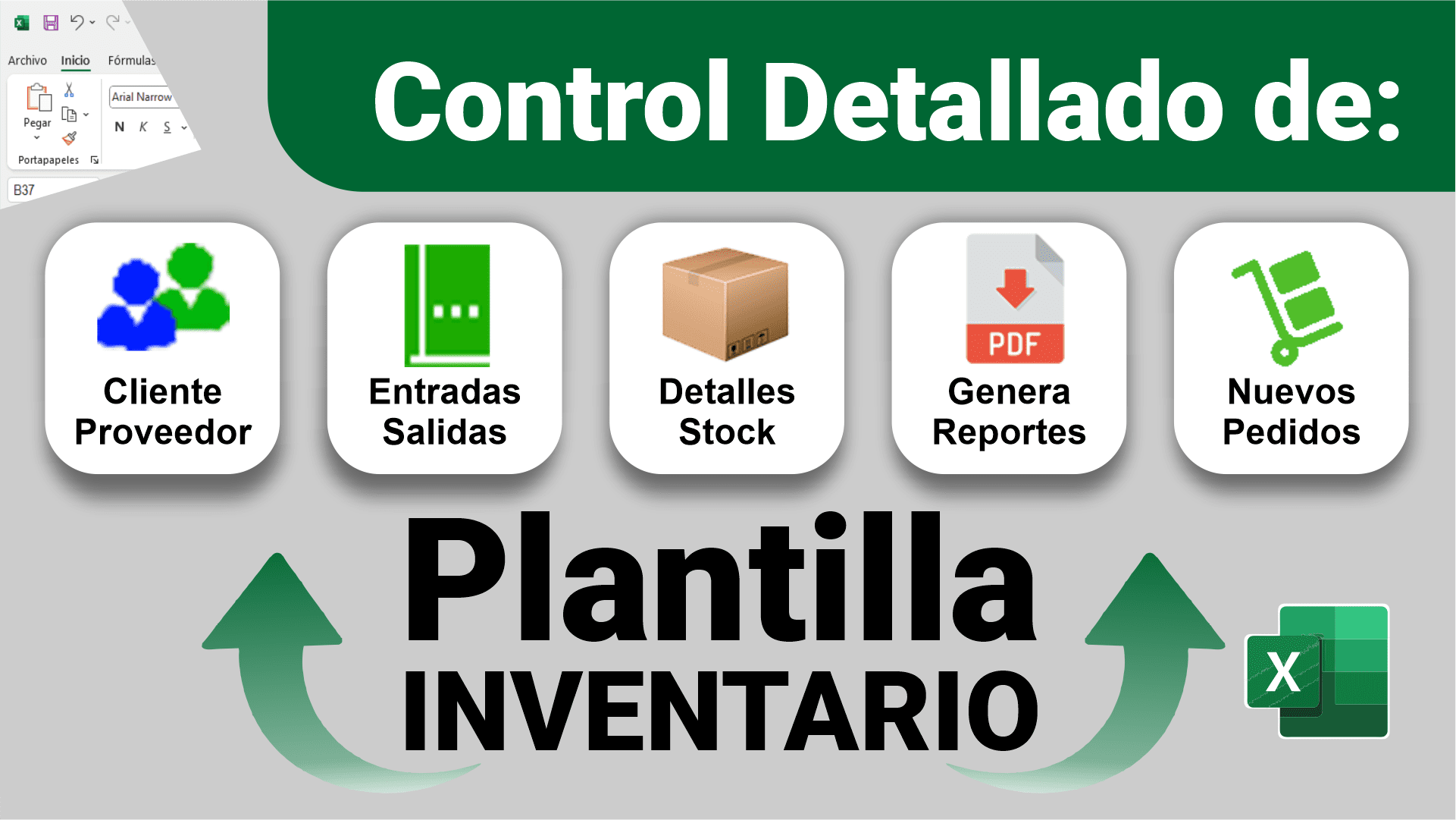 Sistema Automático de Inventarios en Excel