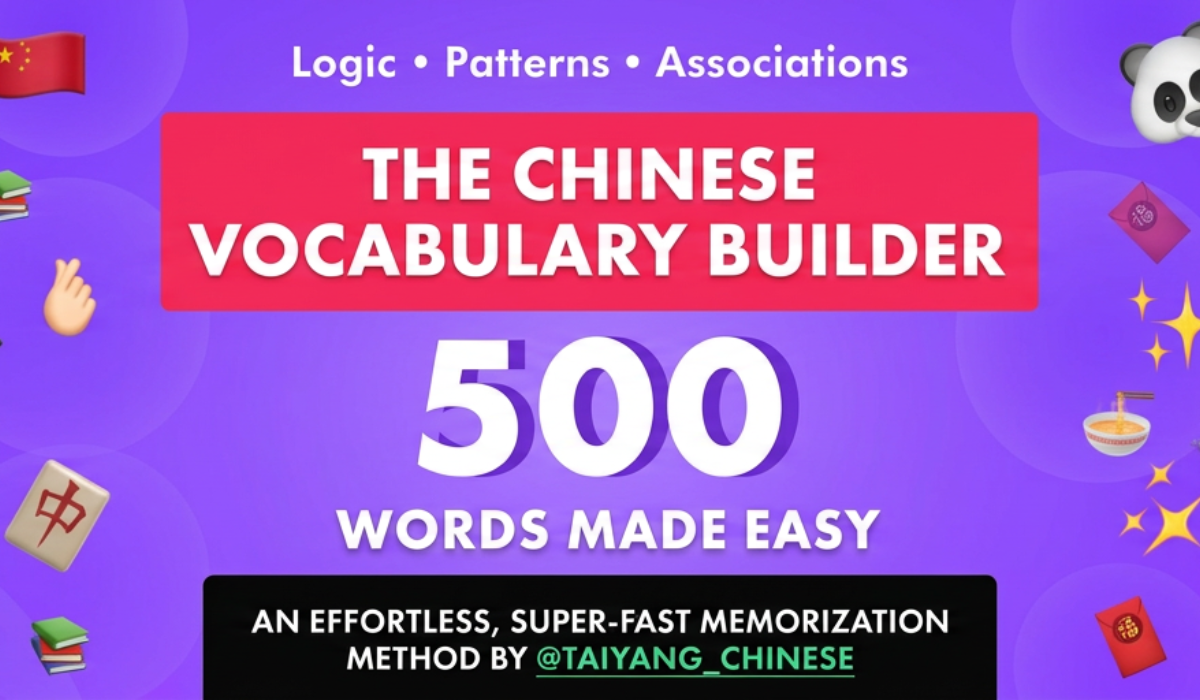 Chinese Vocabulary Builder – 500 Words Made Easy