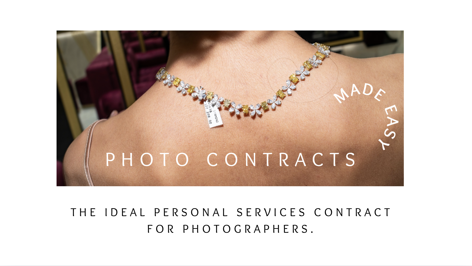 Digital PDF | Photography Contract for Sale