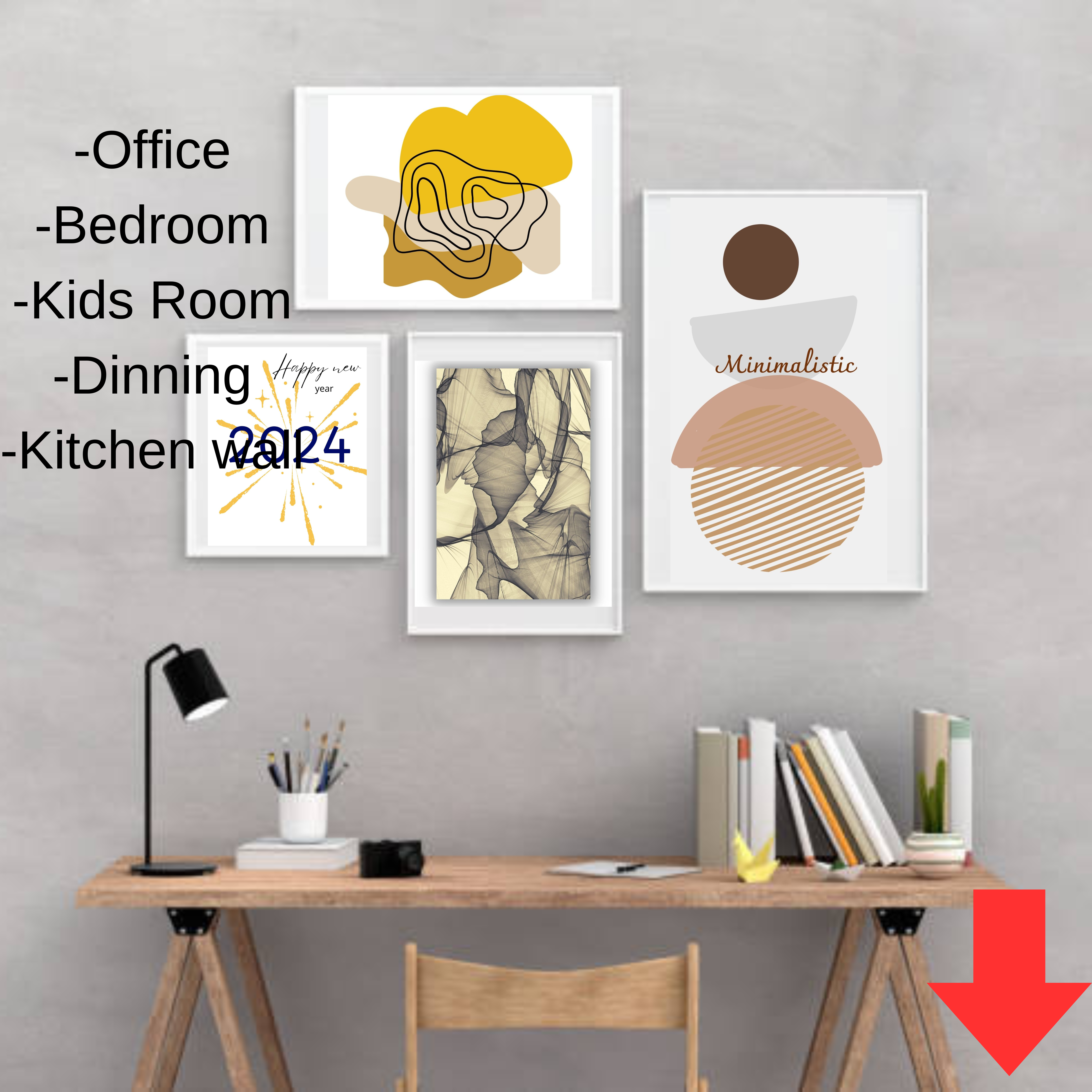 30 Printable Wall Art Designs (Bundle)