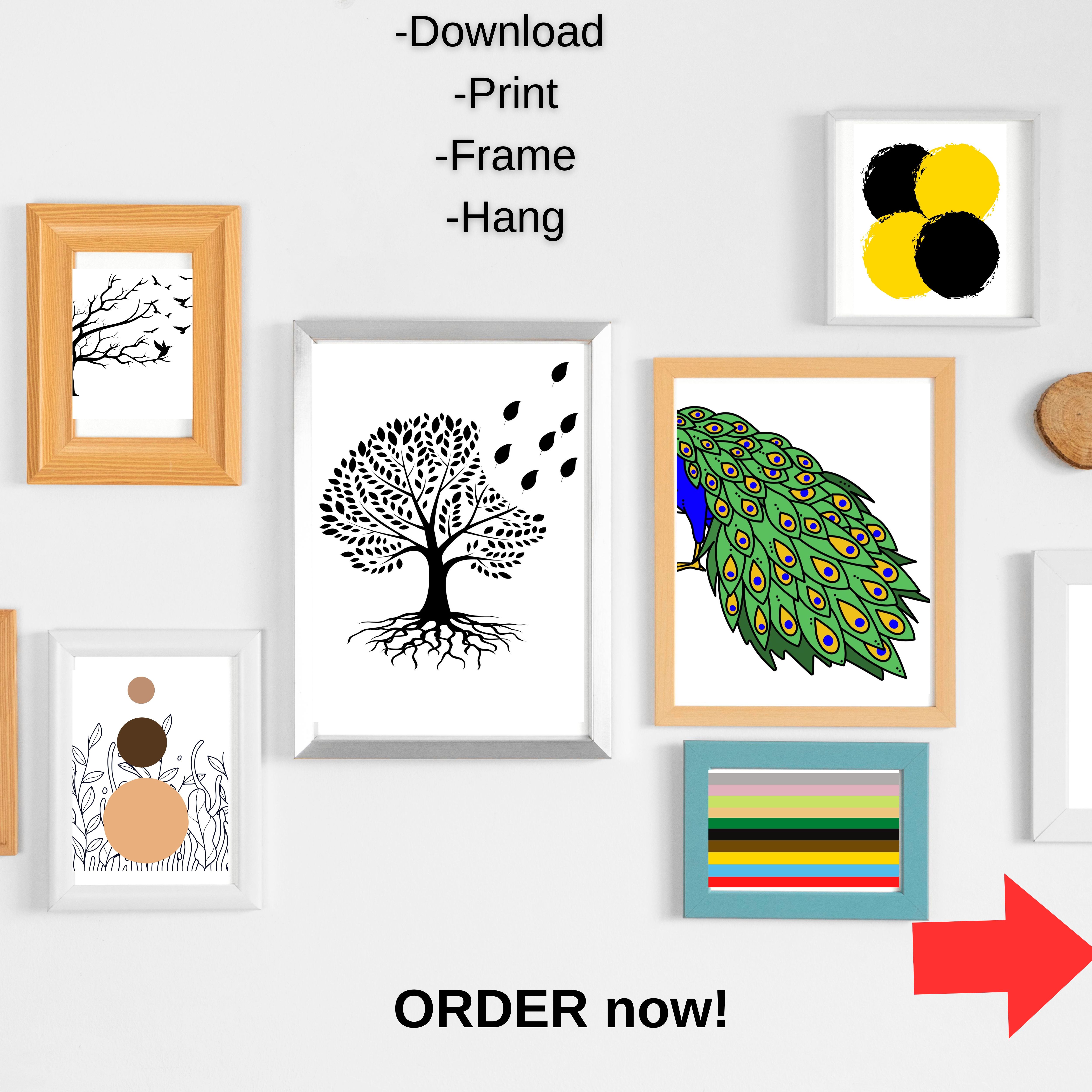 30 Printable Wall Art Designs (Bundle)