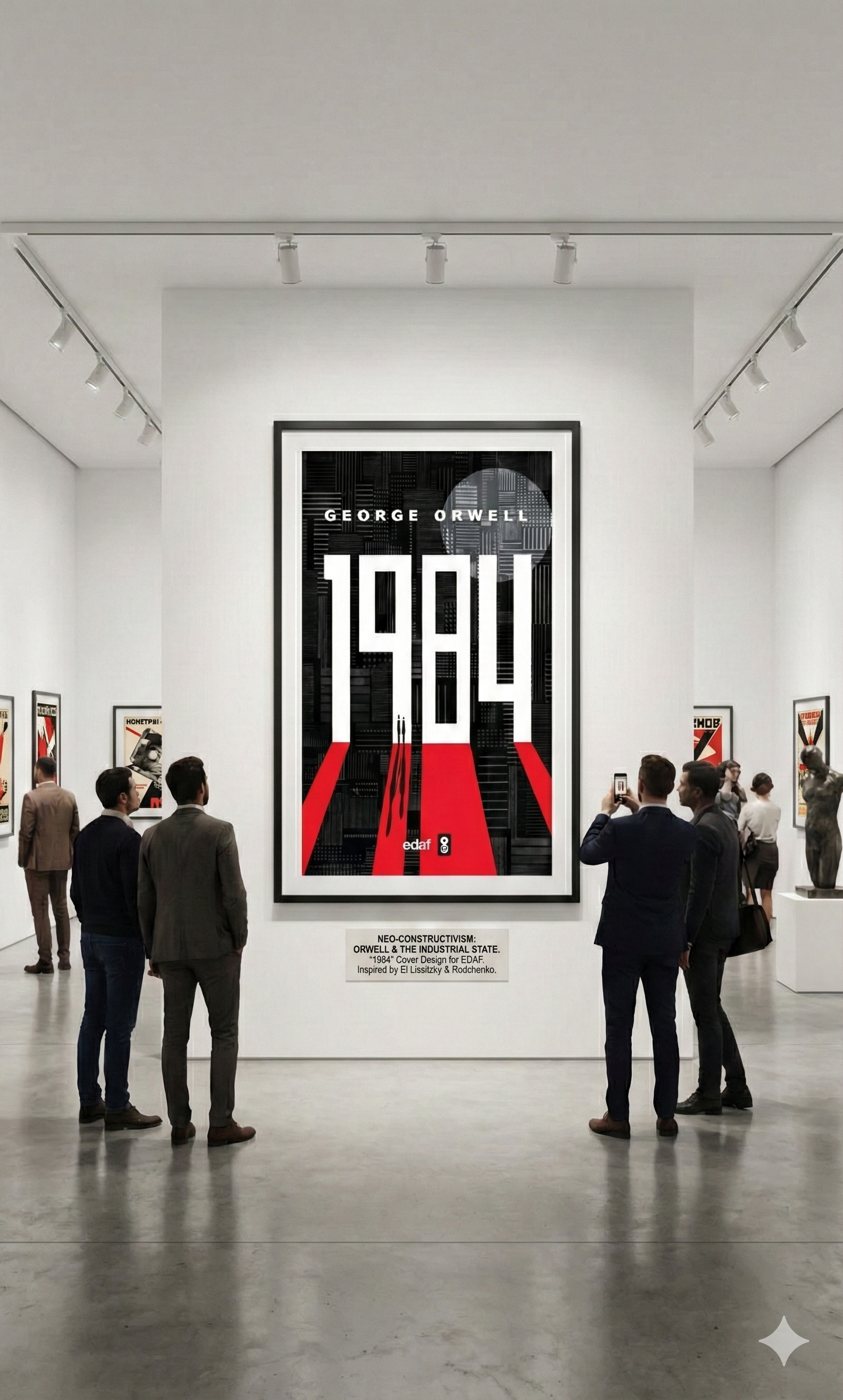 POSTER OF THE COVER 1984 by George Orwell