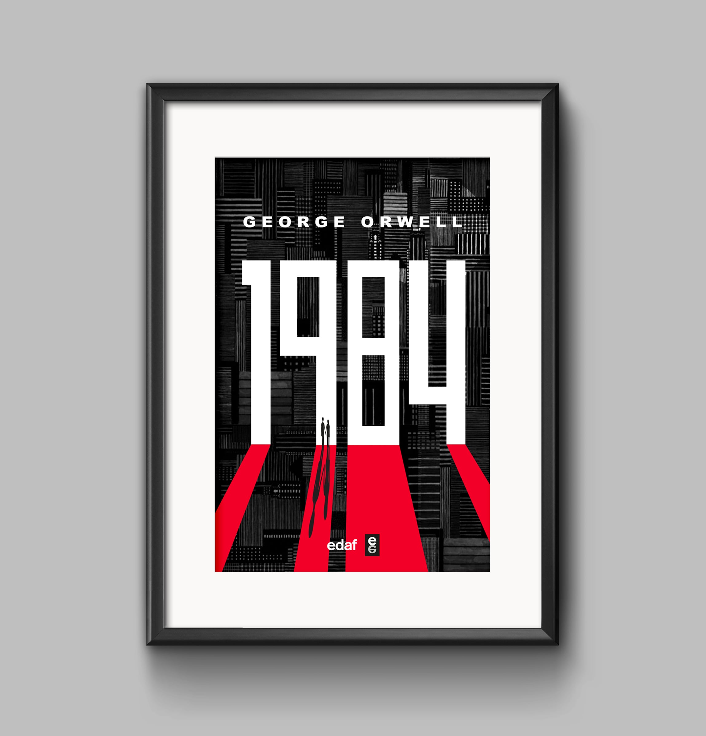 POSTER OF THE COVER 1984 by George Orwell