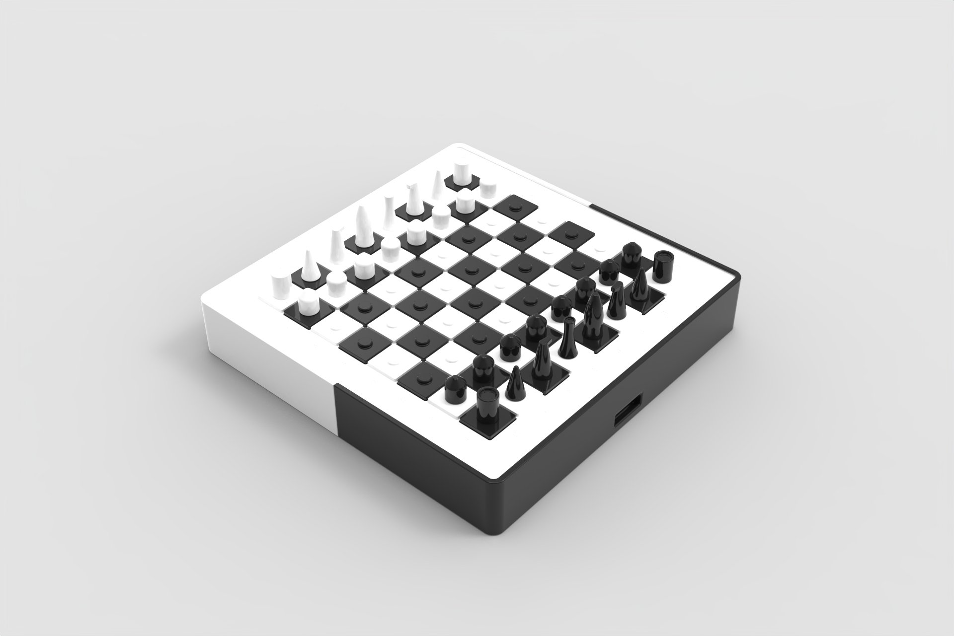 Chess Board Chess Pieces Premium Chess 3D Print