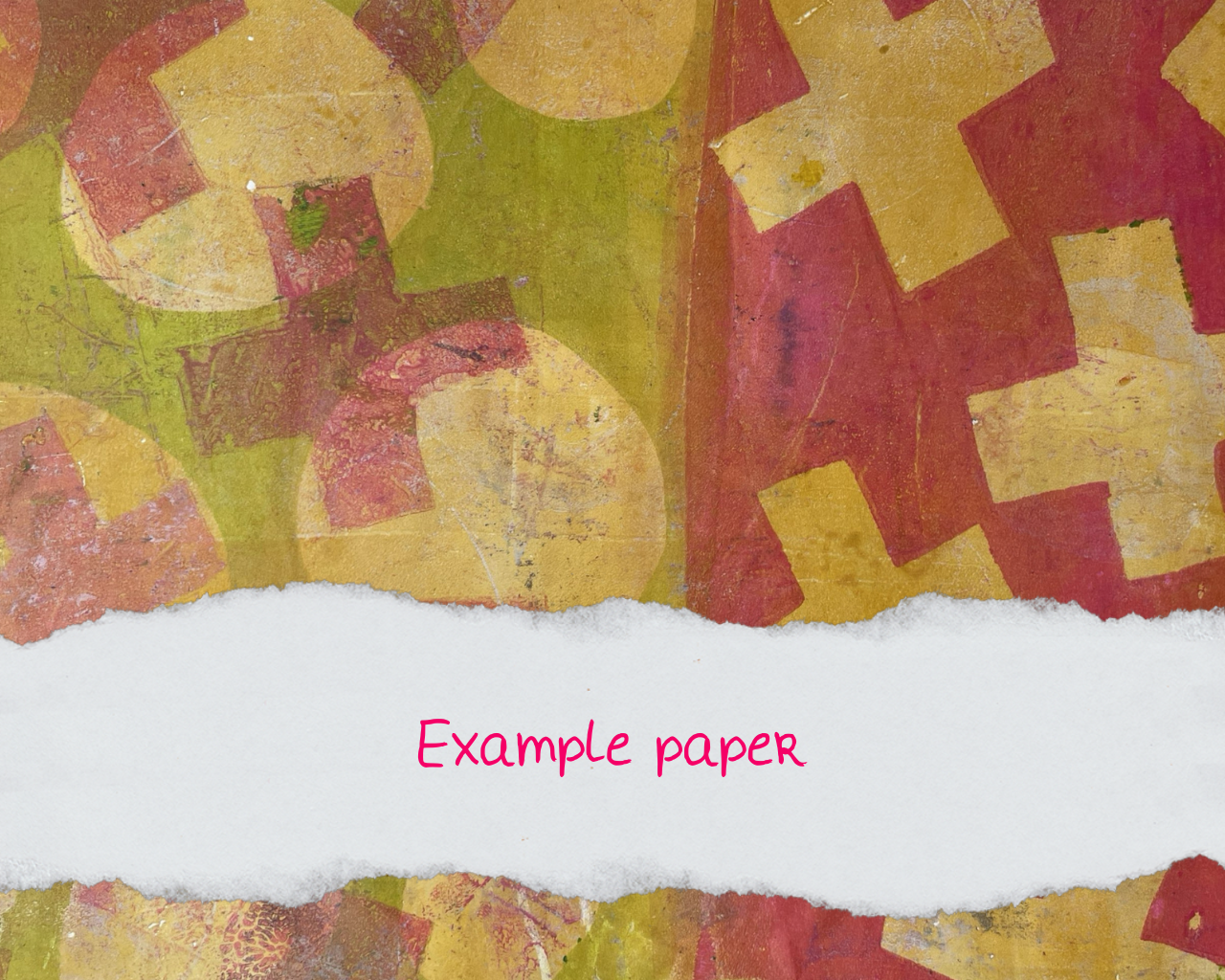 Handmade Collage Papers: Printable E-Book