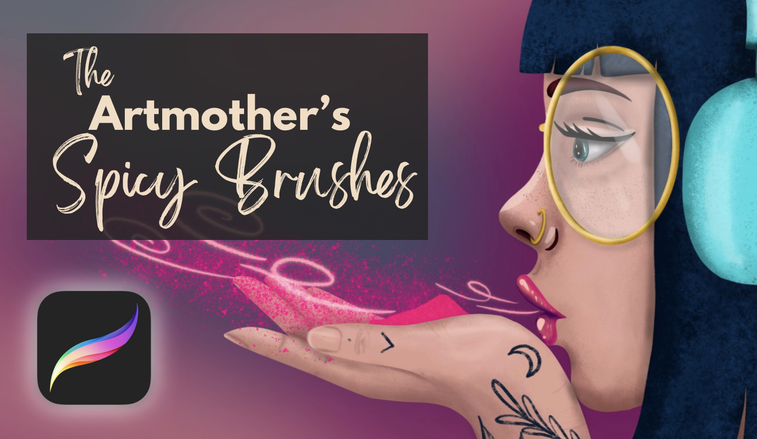 25 Procreate Texture Brushes Created From Real Spices