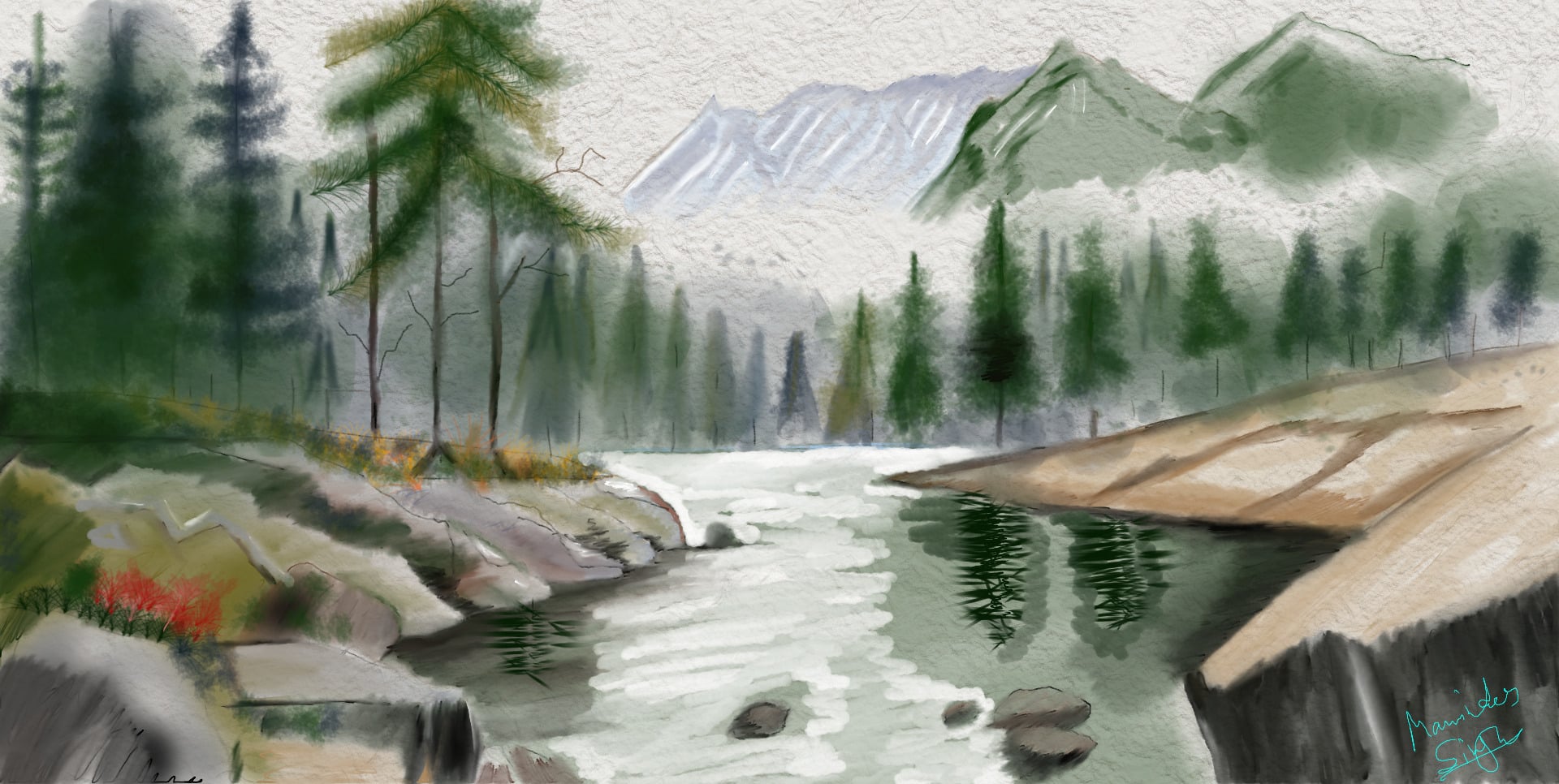 DIGITAL SKETCHBOOK LANDSCAPE