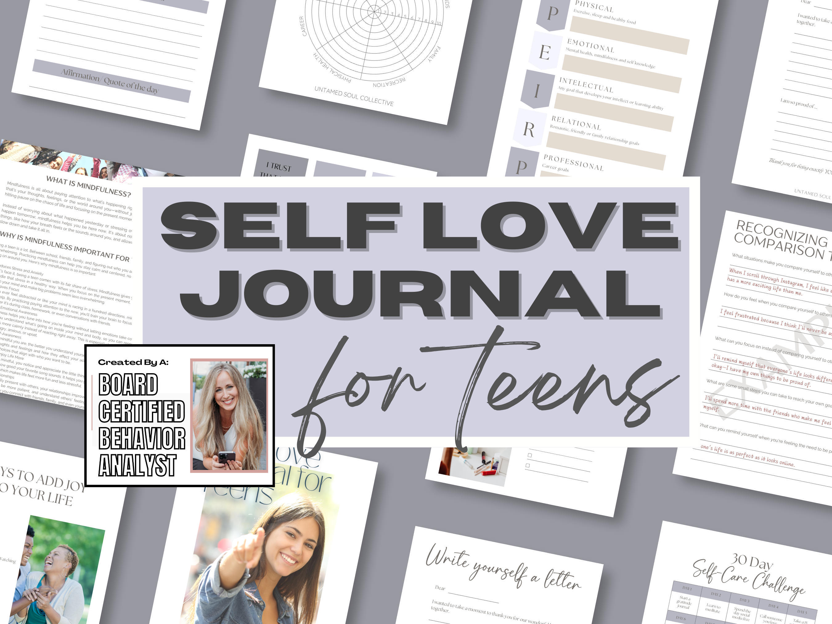 Printable Teen Self-Love Workbook | Confidence-Building