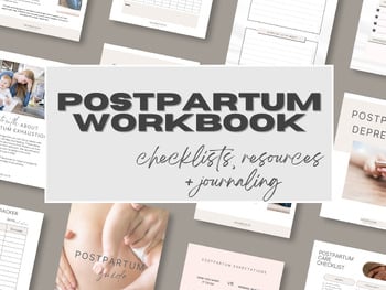 Printable Postpartum Workbook for New Moms