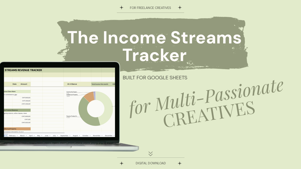 The Income Stream Tracker