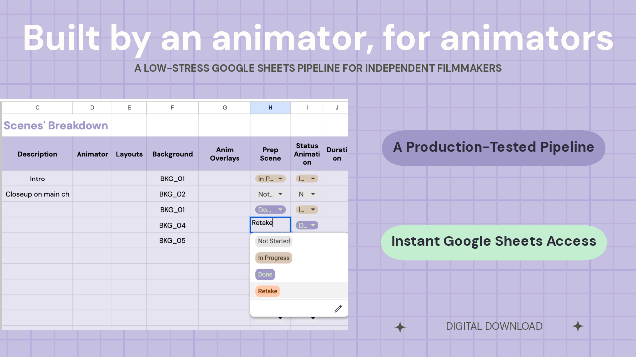 The Animation Production Plan