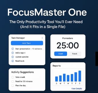 FocusMaster One - Your Entire Productivity System