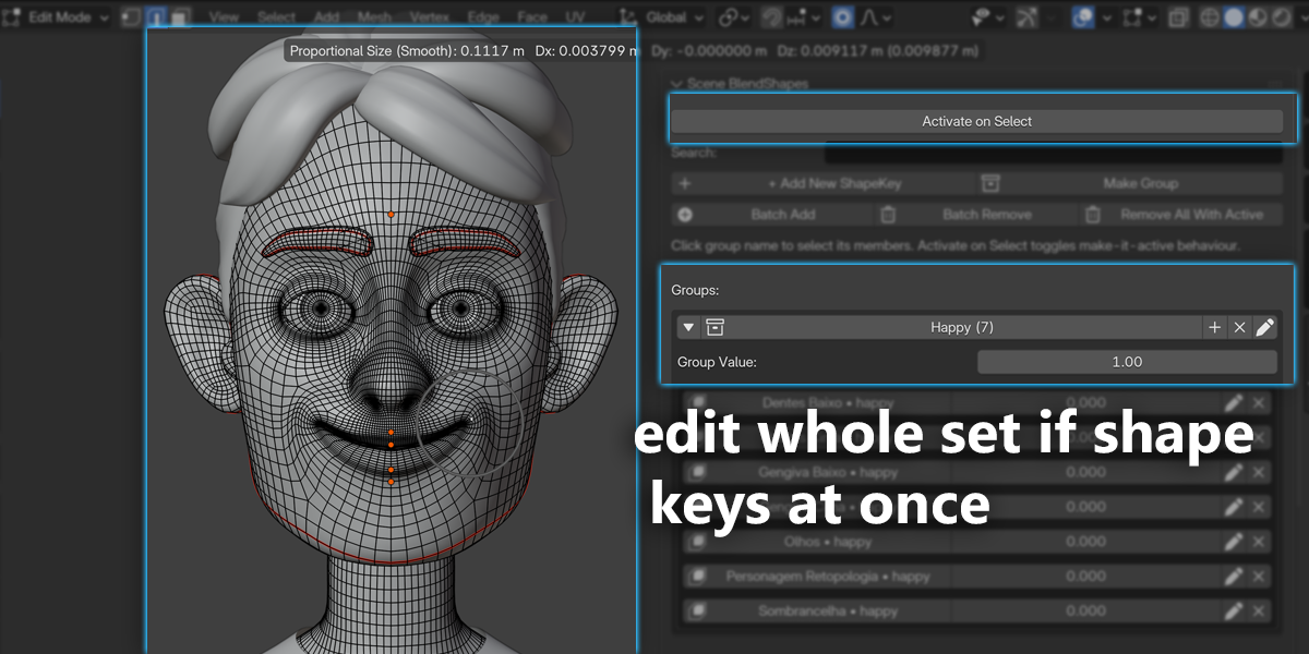 Shape Key Fixer - Manage All Scene ShapeKeys