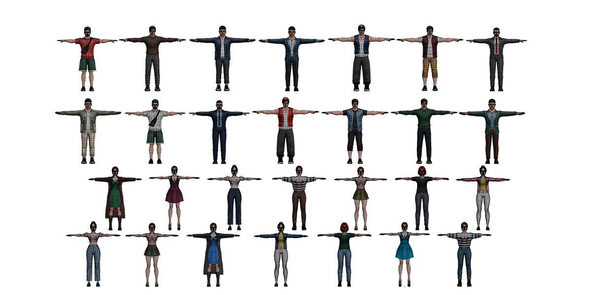 25+ Modern People Character Pack  Stylized Humans