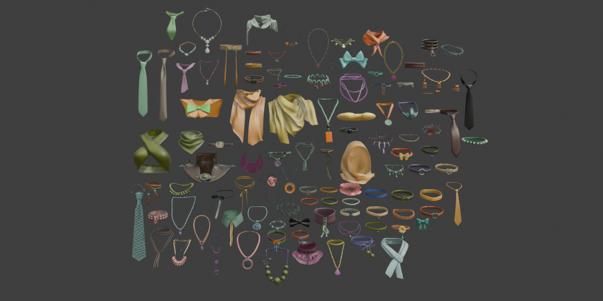 Neckwear Pack - 100+ Collection of Ties, Scarves