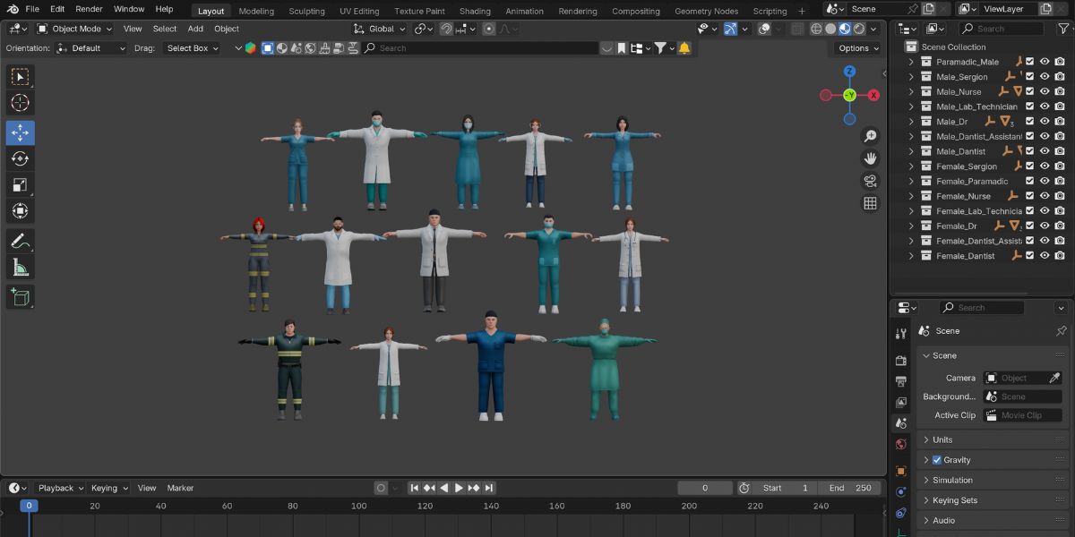 Medical Staff Character Pack Doctors Nurses & More