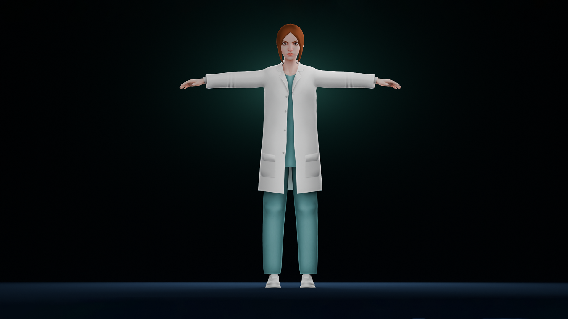 Female Dentist Medical Professional for Animation