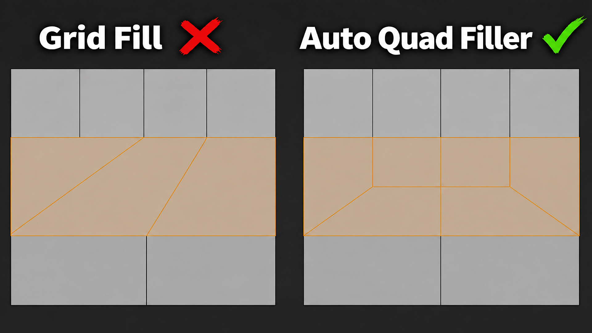 Auto Quad Filler Pro Blender Addon