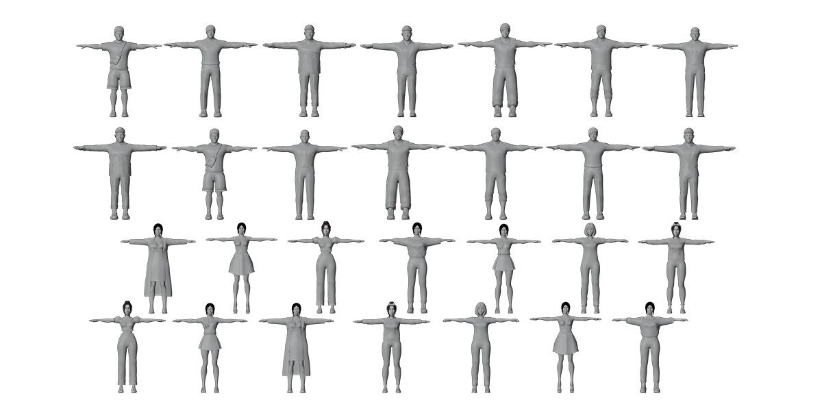 25+ Modern People Character Pack  Stylized Humans