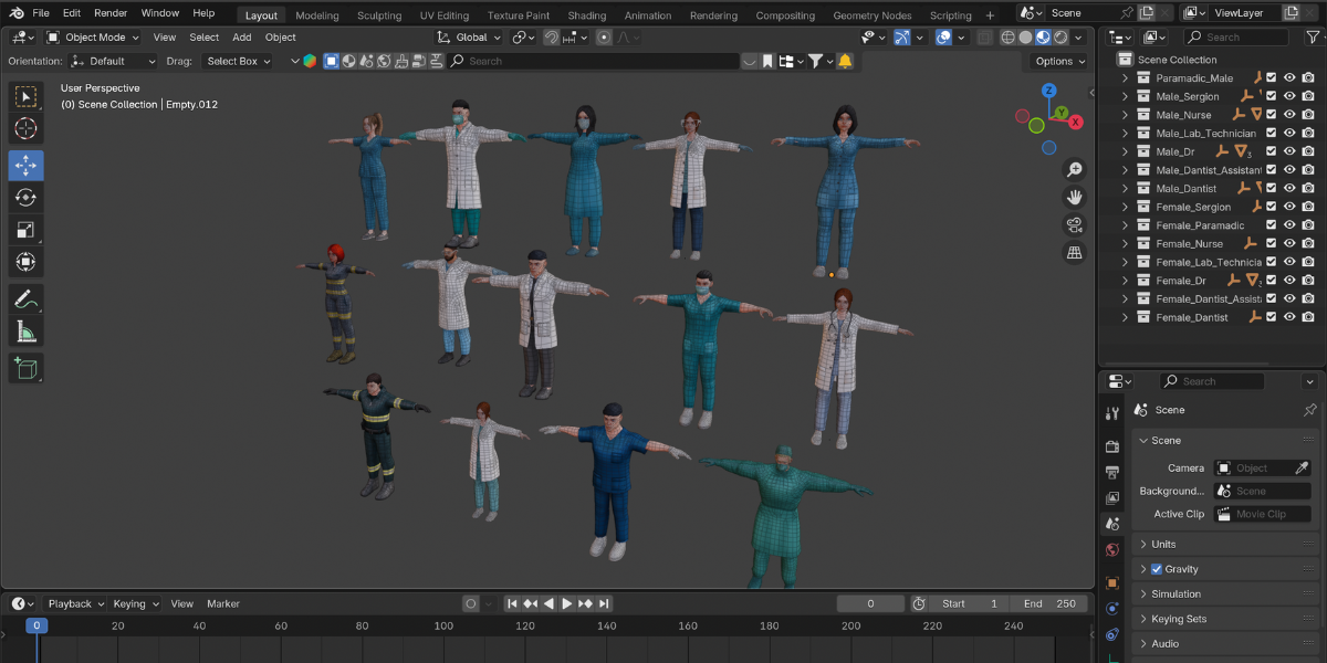 Medical Staff Character Pack Doctors Nurses & More