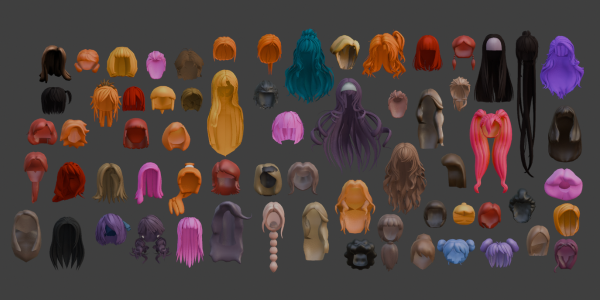 100+ Hair Models 3D Pack - Male & Female Bundle