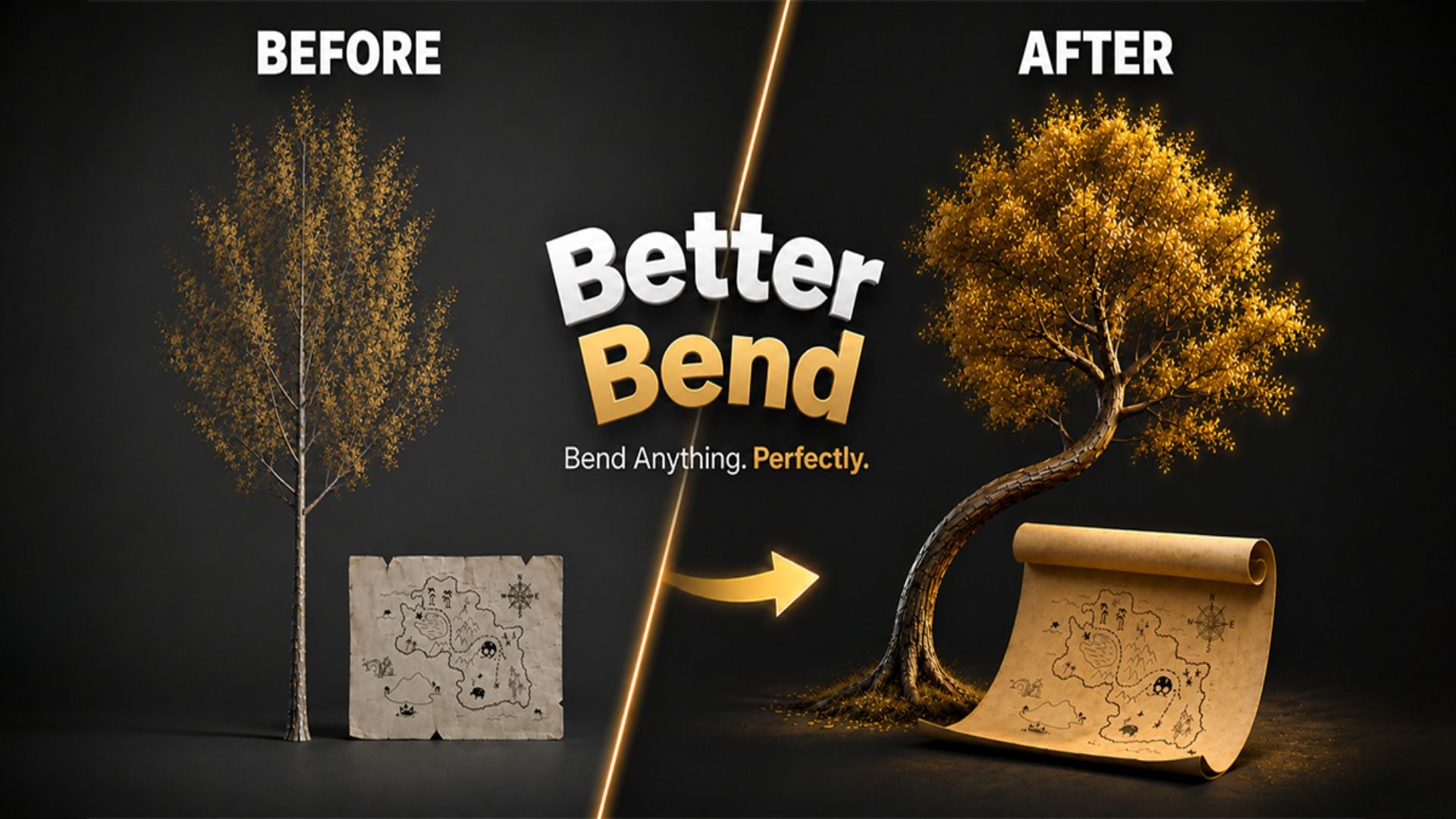 Better Bend - Geometry Nodes Bend Modifier