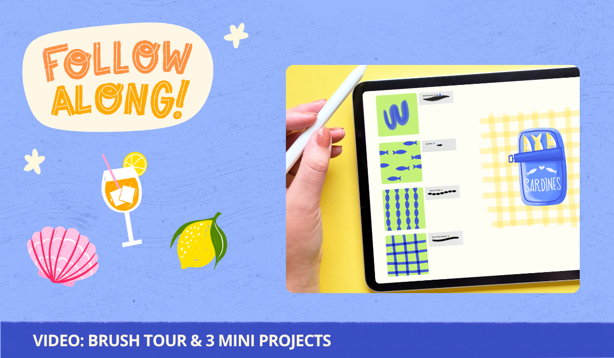 The Mediterranean Toolkit: 22 Brushes & Tutorial