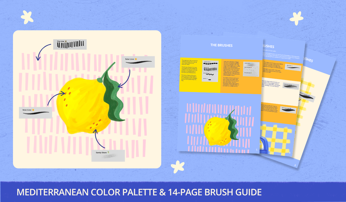 The Mediterranean Toolkit: 22 Brushes & Tutorial