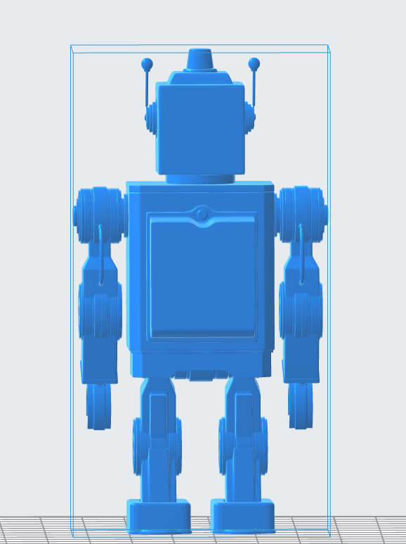 Retro Toy Robot – Downloadable 3D Model 