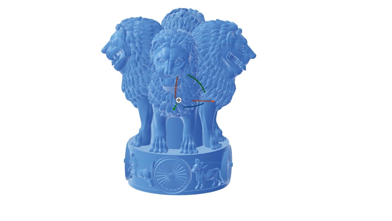 Ashoka Stambh ( National Emblem ) – 3D Model